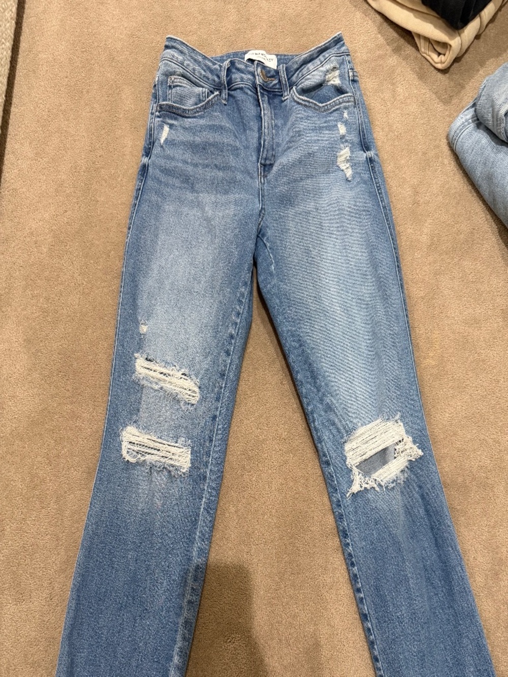 Flying Monkey high-rise cropped straight jeans